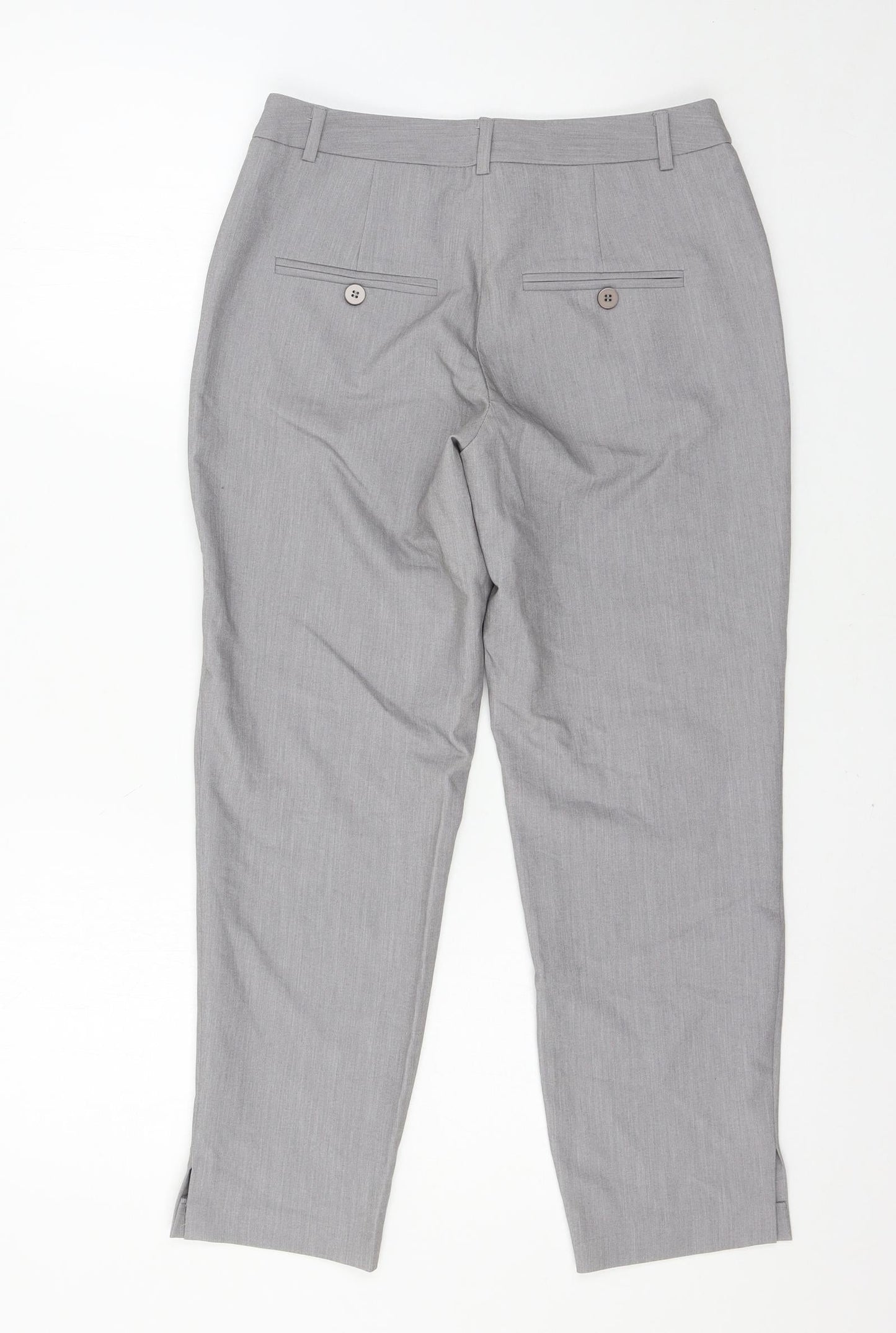 ASOS Womens Grey   Trousers  Size 6 L29 in