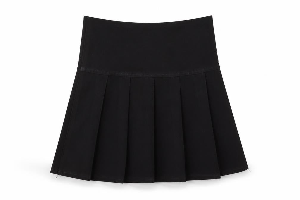 Marks and Spencer Girls Black   Flare Skirt Size 6 Years