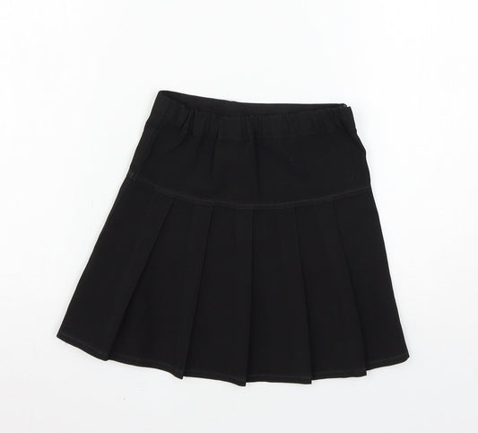 Marks and Spencer Girls Black   Flare Skirt Size 6 Years