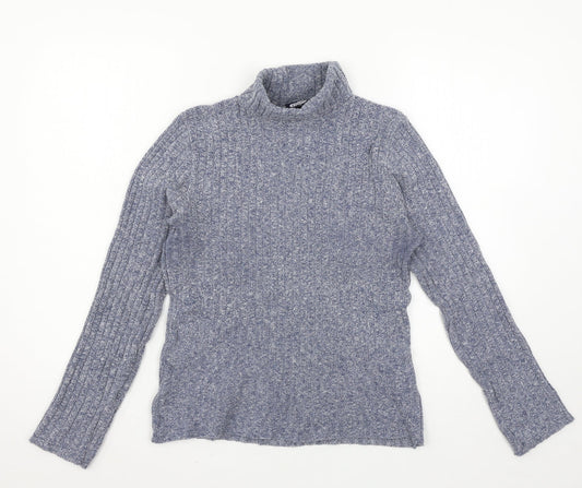 Pilot Womens Blue  Knit Pullover Jumper Size 14