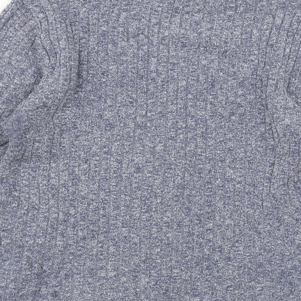 Pilot Womens Blue  Knit Pullover Jumper Size 14