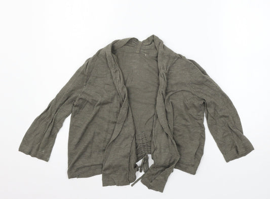 Marks and Spencer Womens Green  Knit Cardigan Jumper Size 10