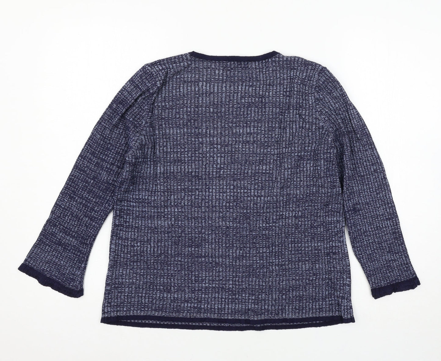 Marks and Spencer Womens Blue  Knit Pullover Jumper Size 14