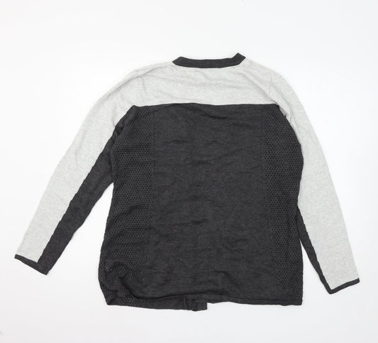 Belldini Womens Grey  Knit Cardigan Jumper Size XL