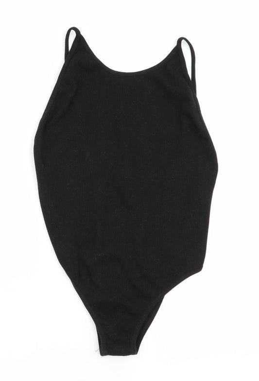 glassons Womens Black   Bodysuit One-Piece Size S