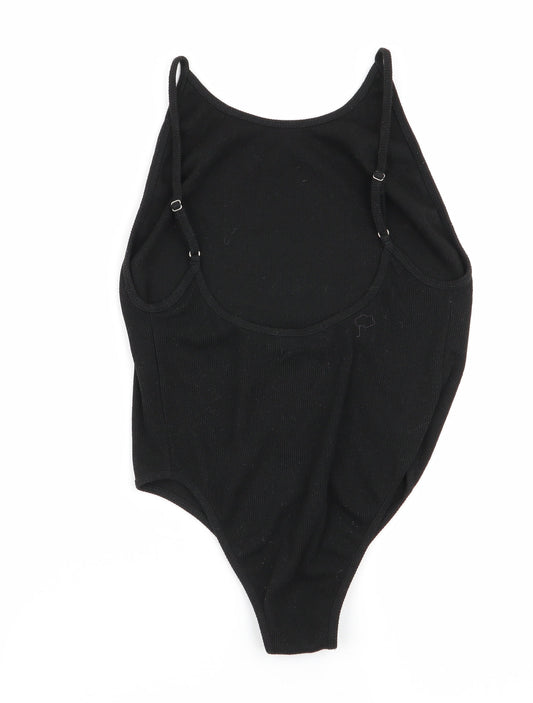 glassons Womens Black   Bodysuit One-Piece Size S