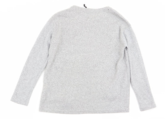 Zara Womens Grey   Basic T-Shirt Size 8
