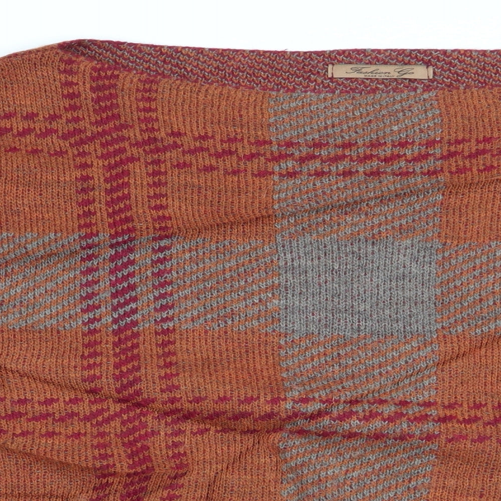 fashion go Womens Multicoloured Geometric  Pullover Jumper Size M