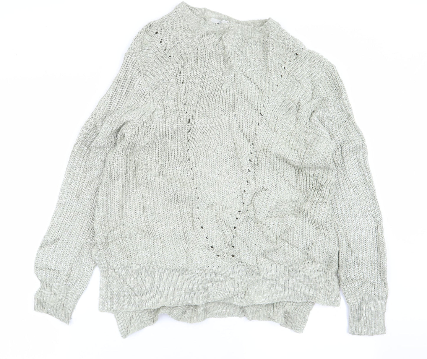 Peacocks Womens Green   Pullover Jumper Size S