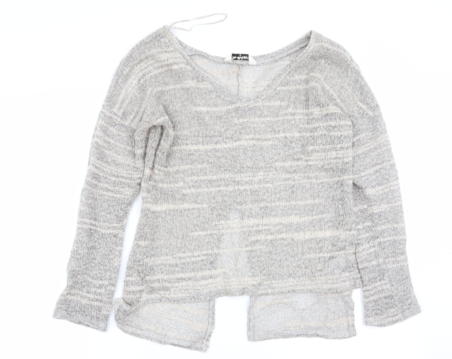 miss selfrudge Womens Beige Striped  Pullover Jumper Size 10
