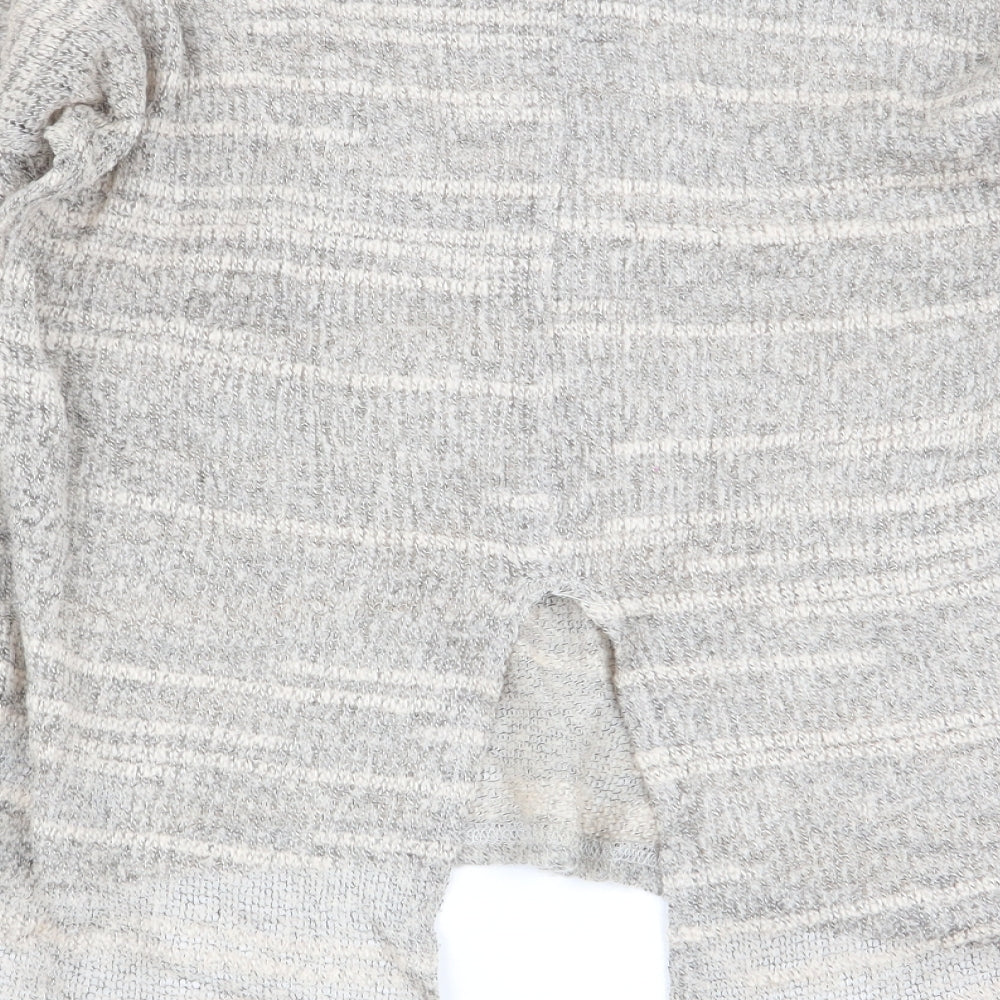 miss selfrudge Womens Beige Striped  Pullover Jumper Size 10