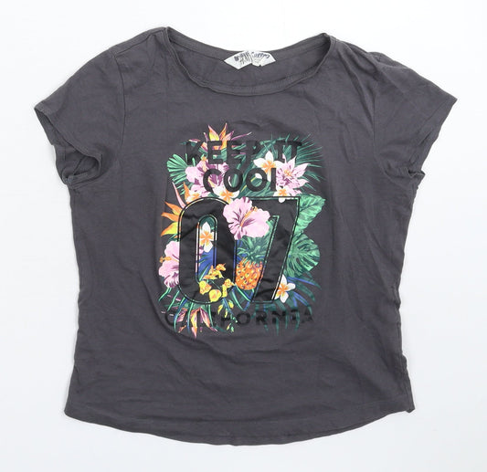 H&M Boys Grey   Basic T-Shirt Size 11-12 Years