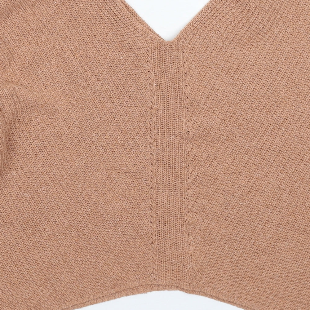 ASOS Womens Beige  Knit Pullover Jumper Size 10  - Oversized