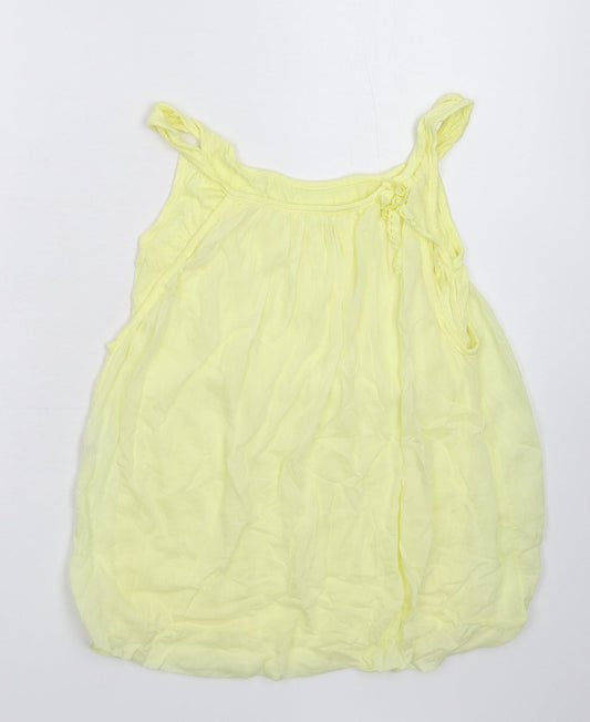 Preworn Womens Yellow   Basic Tank Size 10
