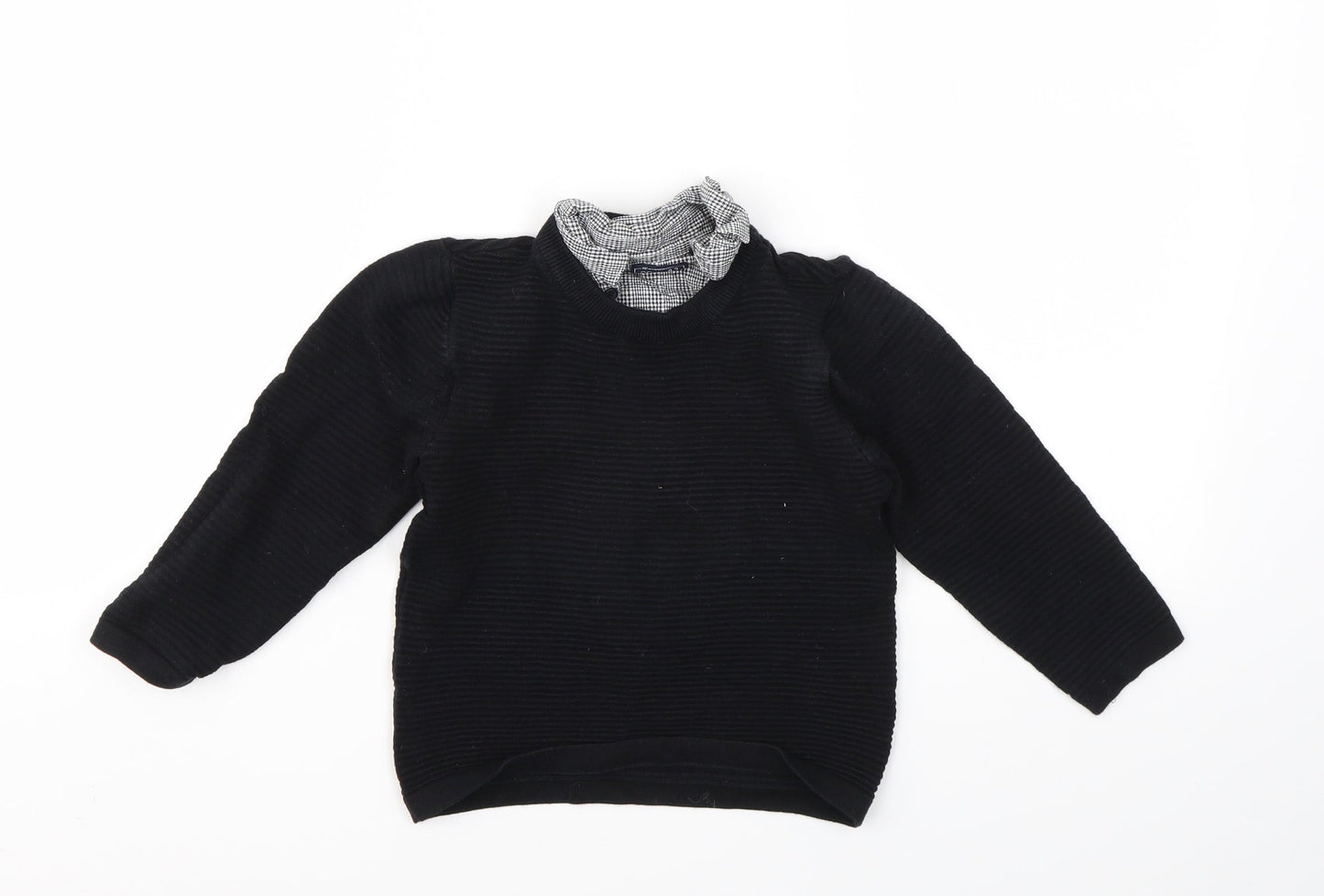 NEXT Boys Black   Pullover Jumper Size 3 Years