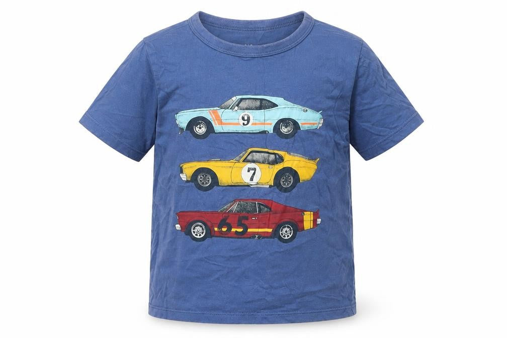 Gap Boys Blue Geometric  Basic T-Shirt Size XS