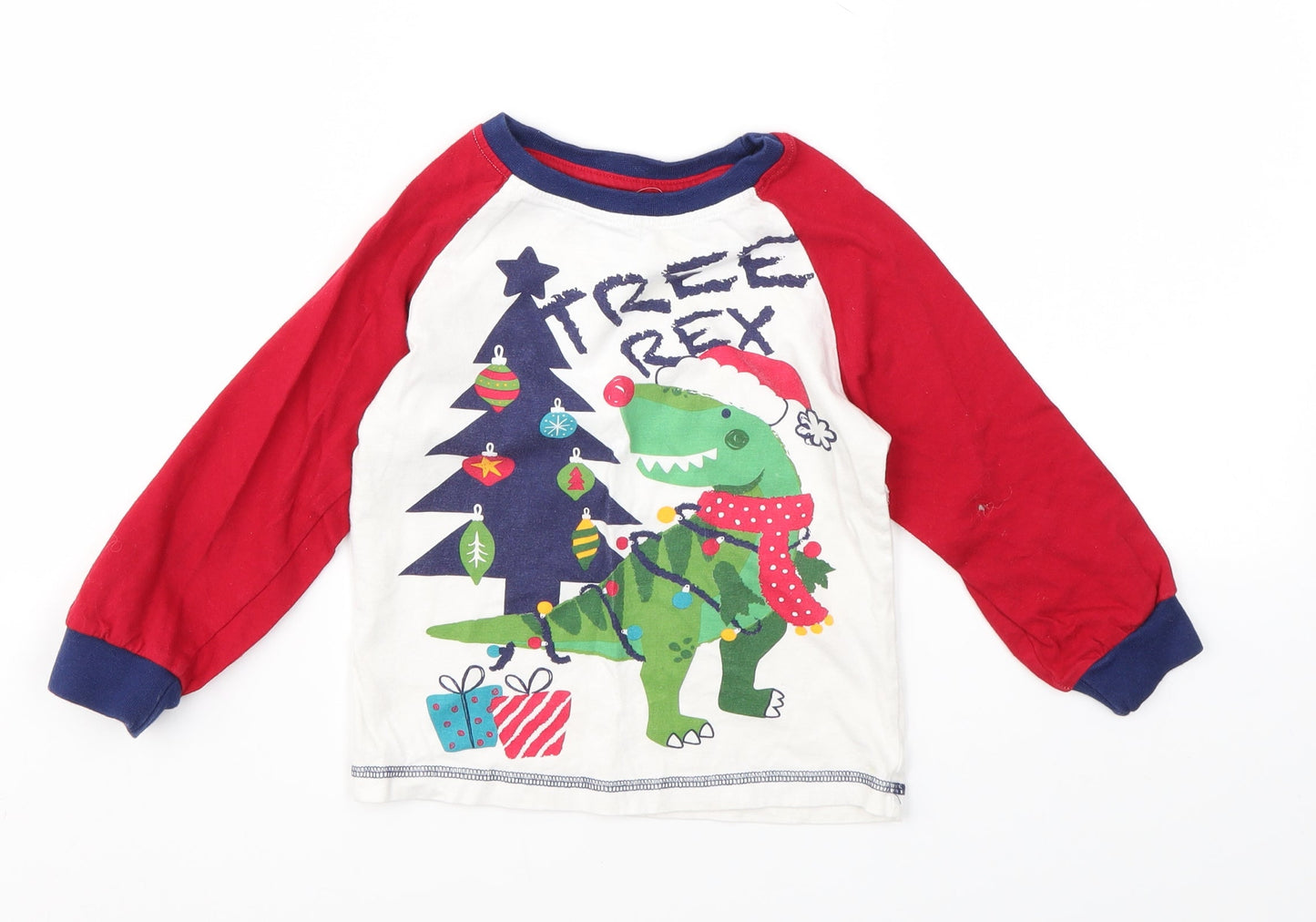 SLEIGH BELLS Boys Multicoloured Geometric  Basic T-Shirt Size 3-4 Years