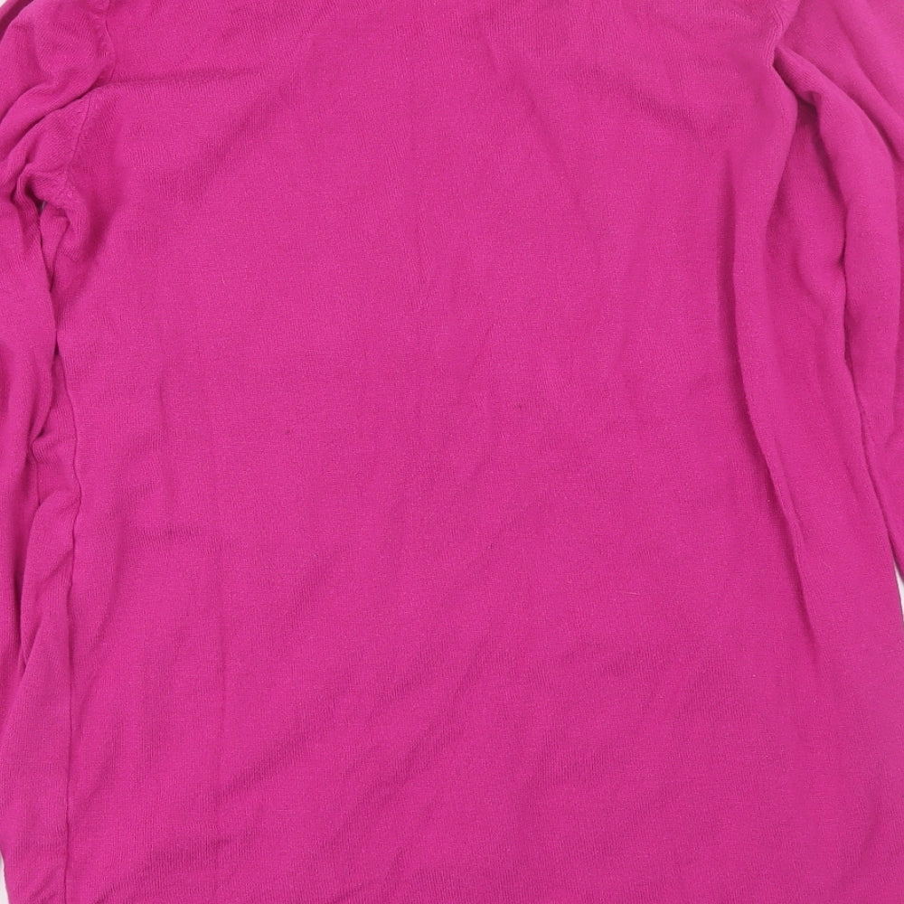BHS Womens Pink Striped  Pullover Jumper Size 14