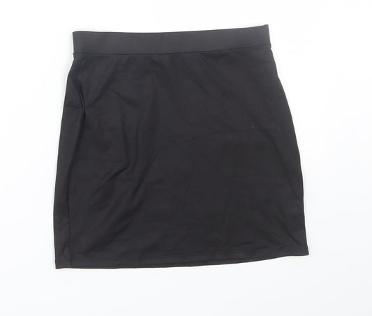 Candy Girls Black   Mini Skirt Size 12 Years