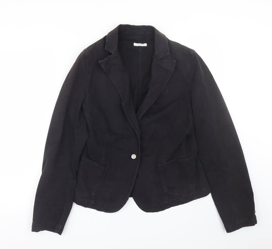 Sand White Womens Black   Jacket Coat Size L