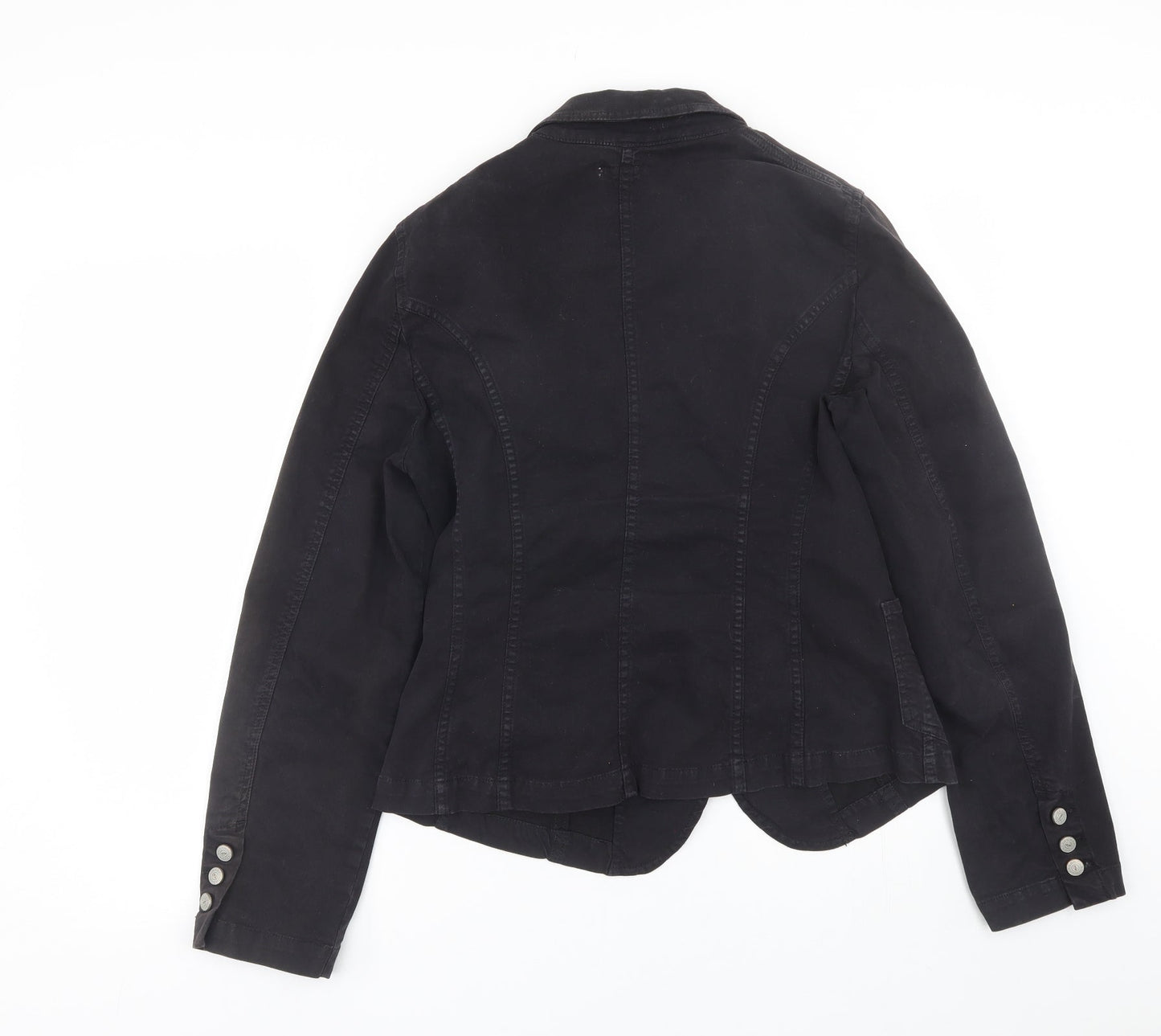 Sand White Womens Black   Jacket Coat Size L
