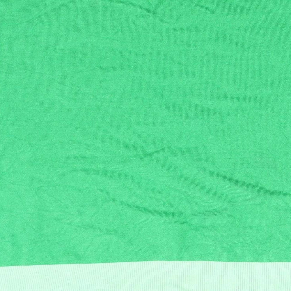 M&S Womens Green  Knit Pullover Jumper Size 14