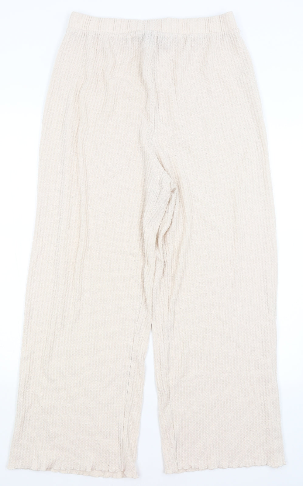 New Look Womens Beige   Trousers  Size M L27 in