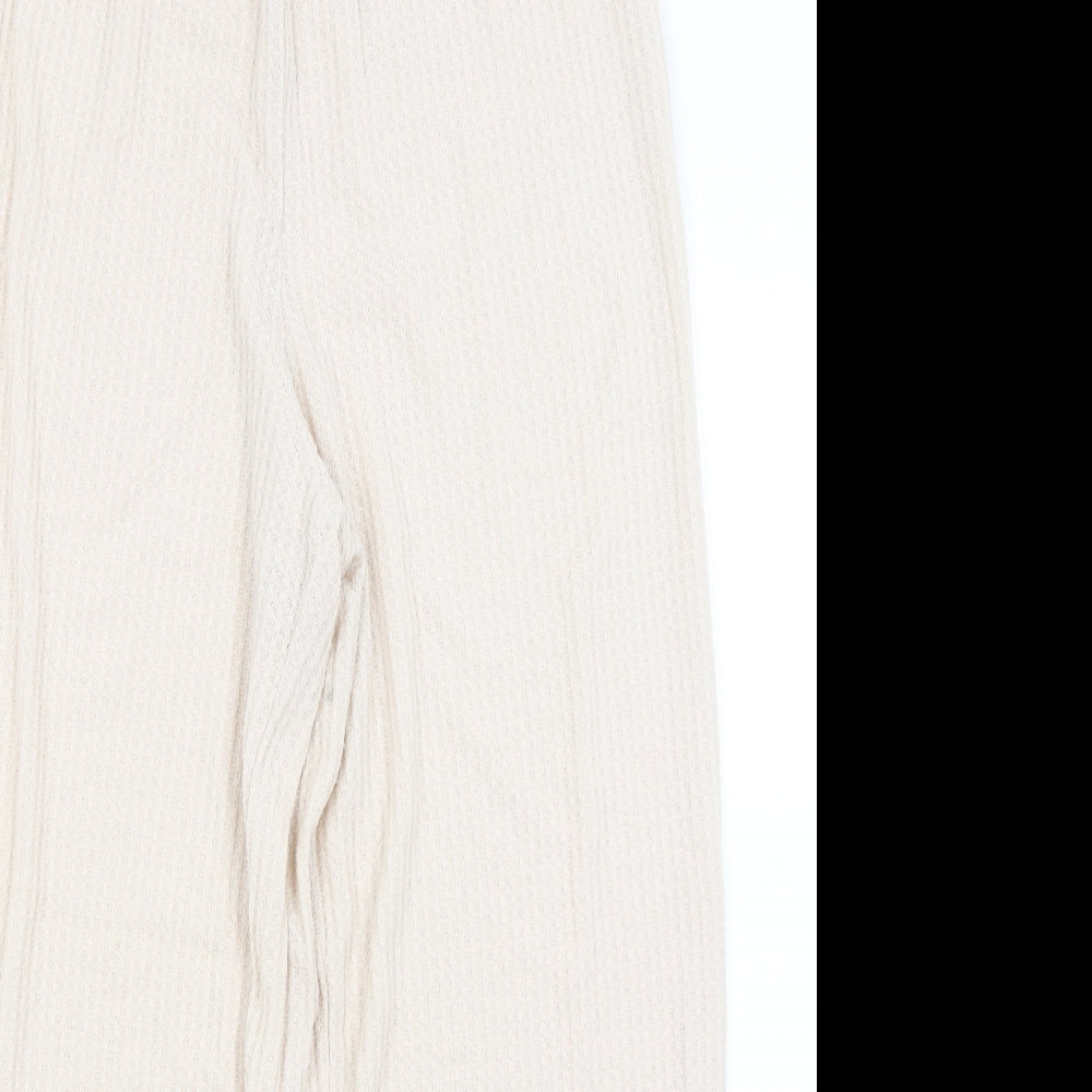 New Look Womens Beige   Trousers  Size M L27 in