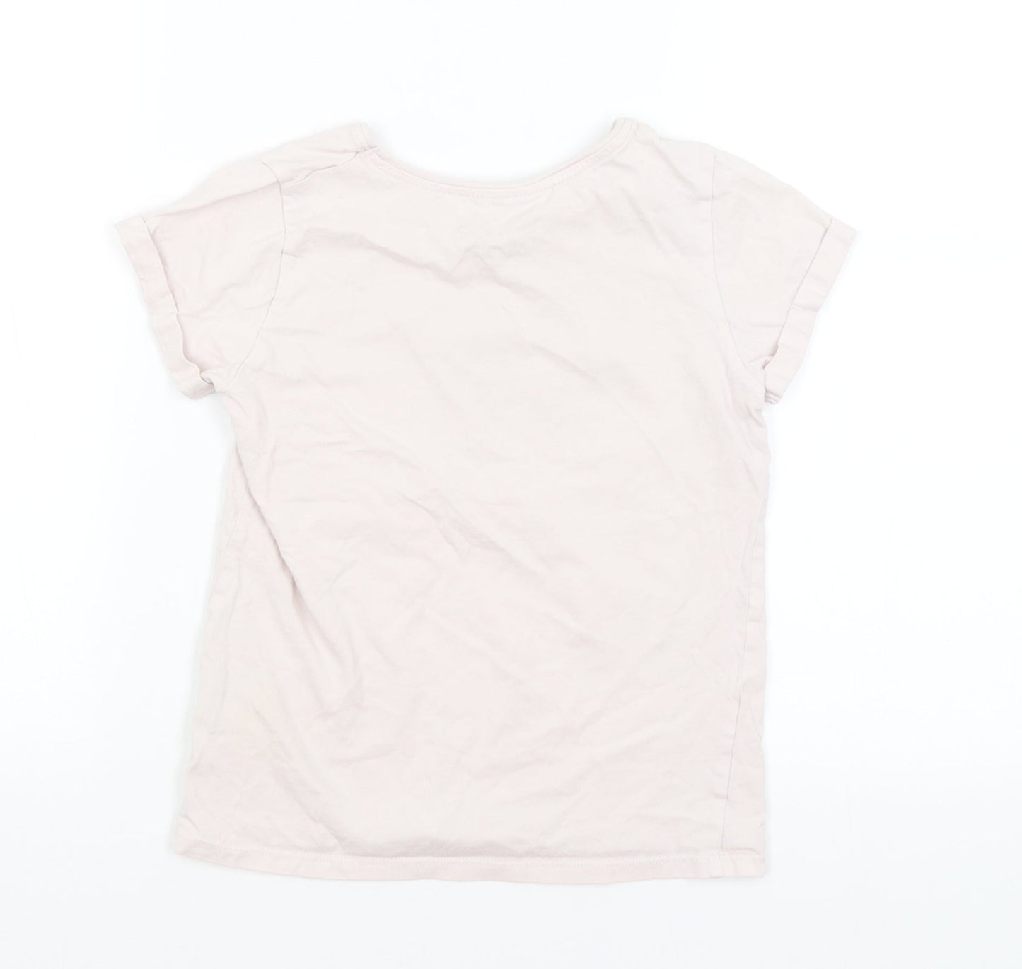Primark Girls Pink   Basic T-Shirt Size 9-10 Years  - Love