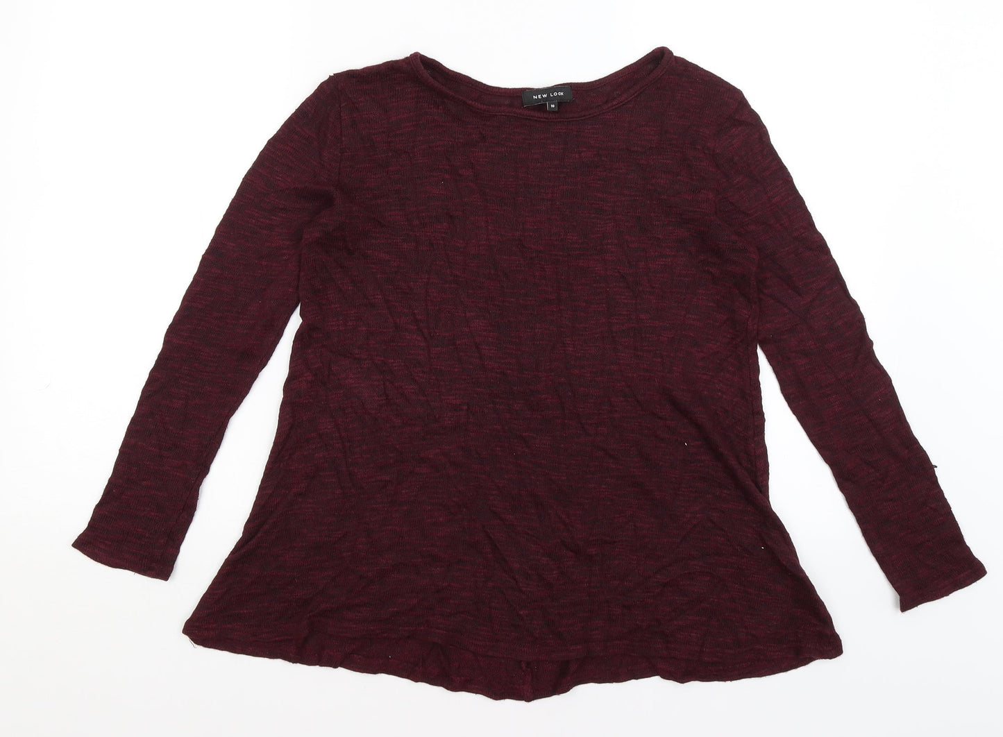 New Look Womens Red   Pullover Jumper Size 10