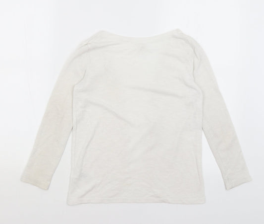 Young Dimension Girls White   Shrug Jumper Size 9-10 Years