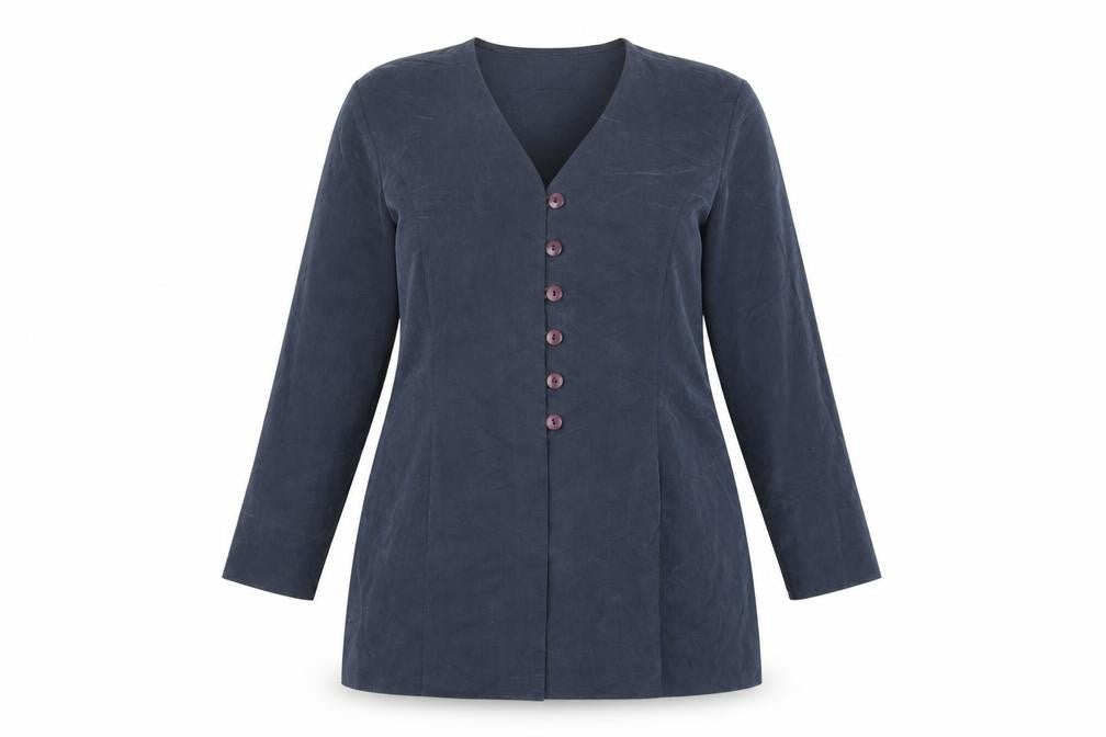 Prima Collection Womens Blue   Overcoat Coat Size 16