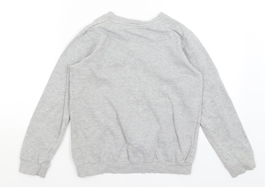 Pep & Co Girls Grey   Pullover Jumper Size 9-10 Years  - Friends Forever