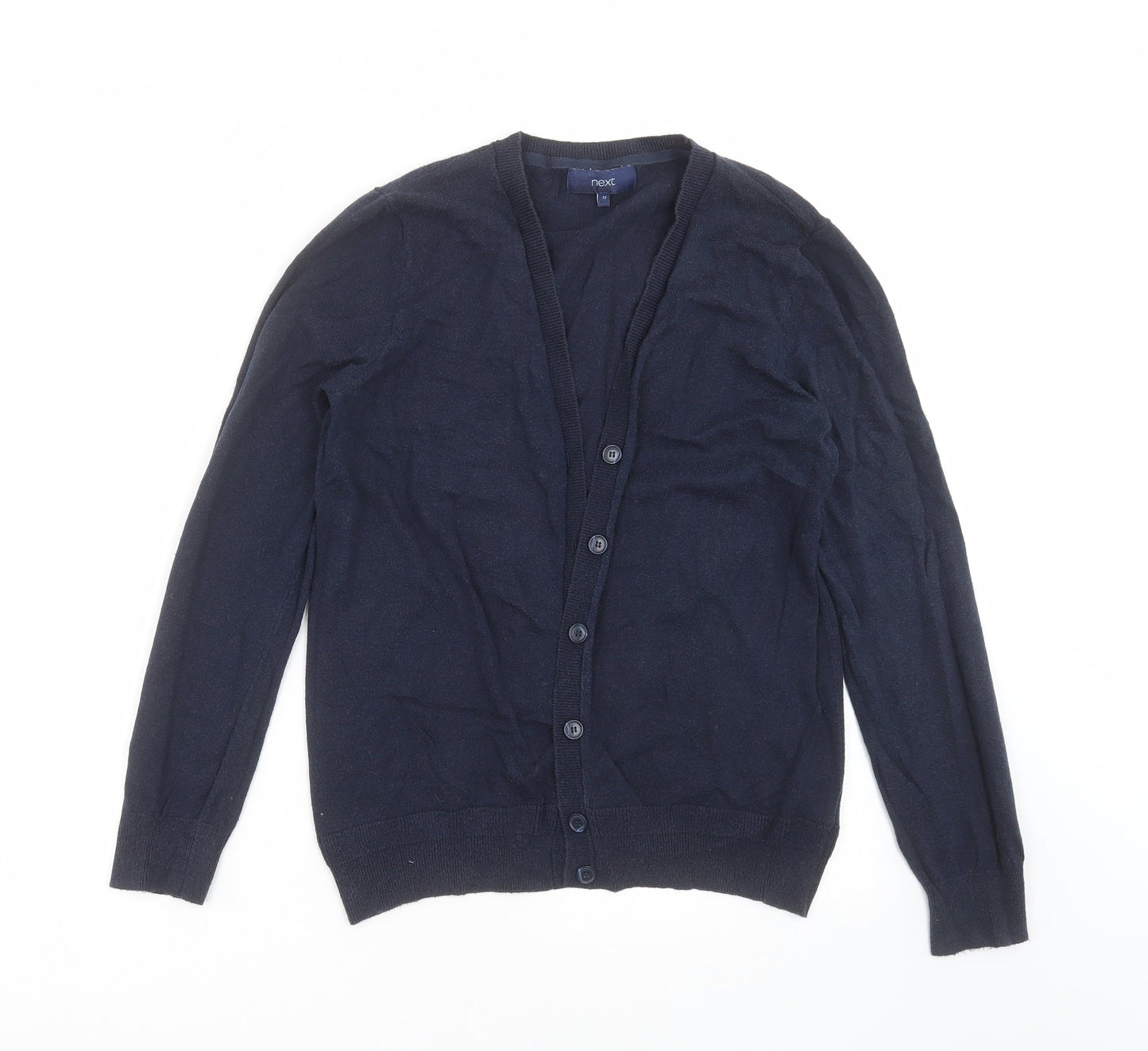 NEXT Womens Blue  Knit Cardigan Jumper Size 12
