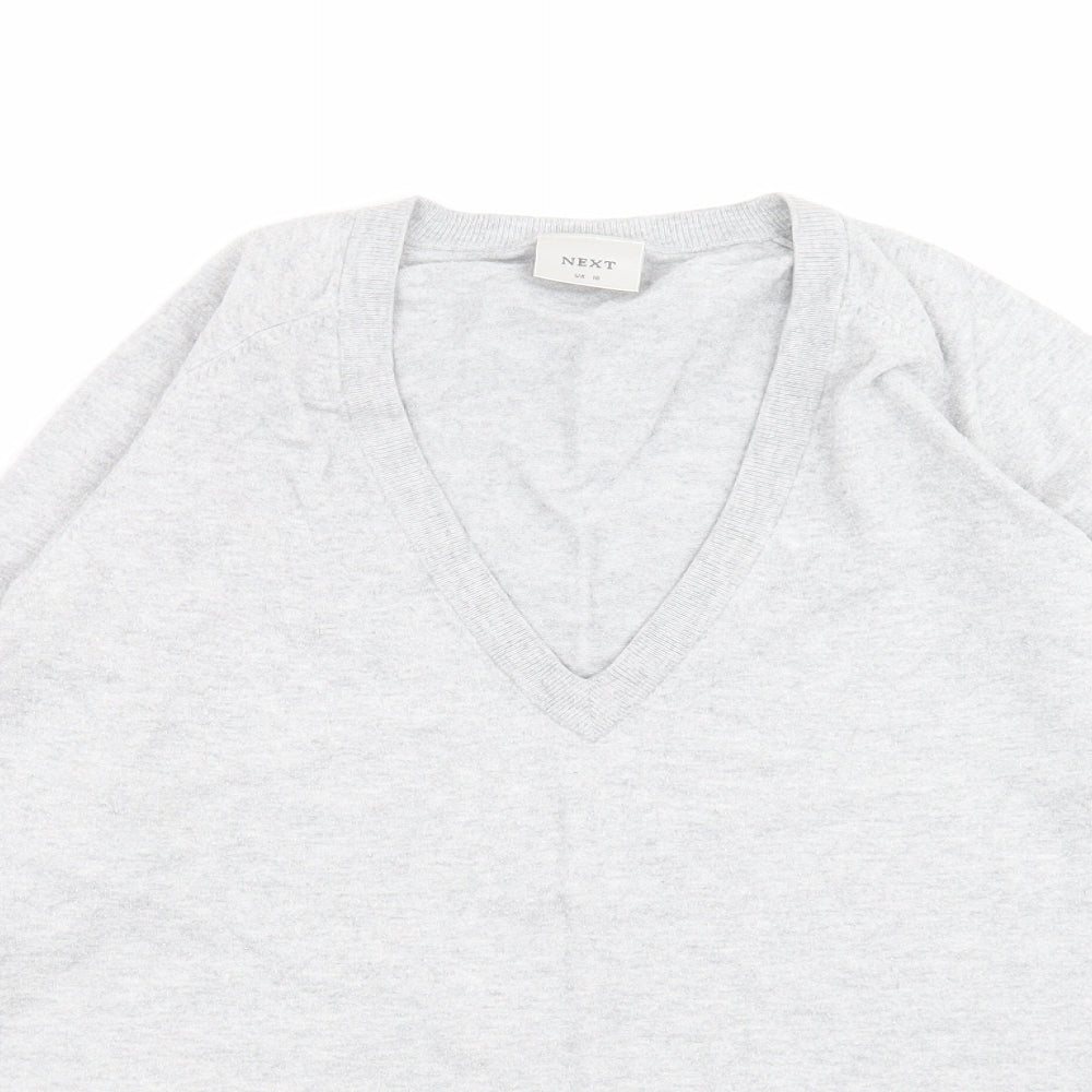 NEXT Womens Grey  Knit Pullover Jumper Size 10