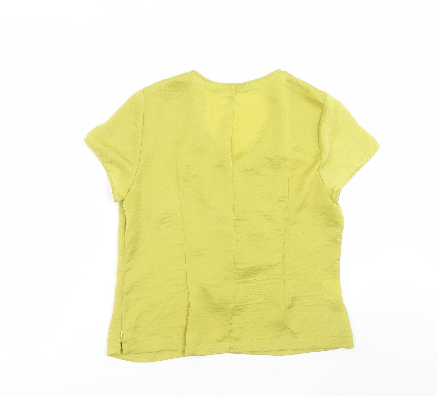 Stitches Womens Green   Basic Blouse Size 10