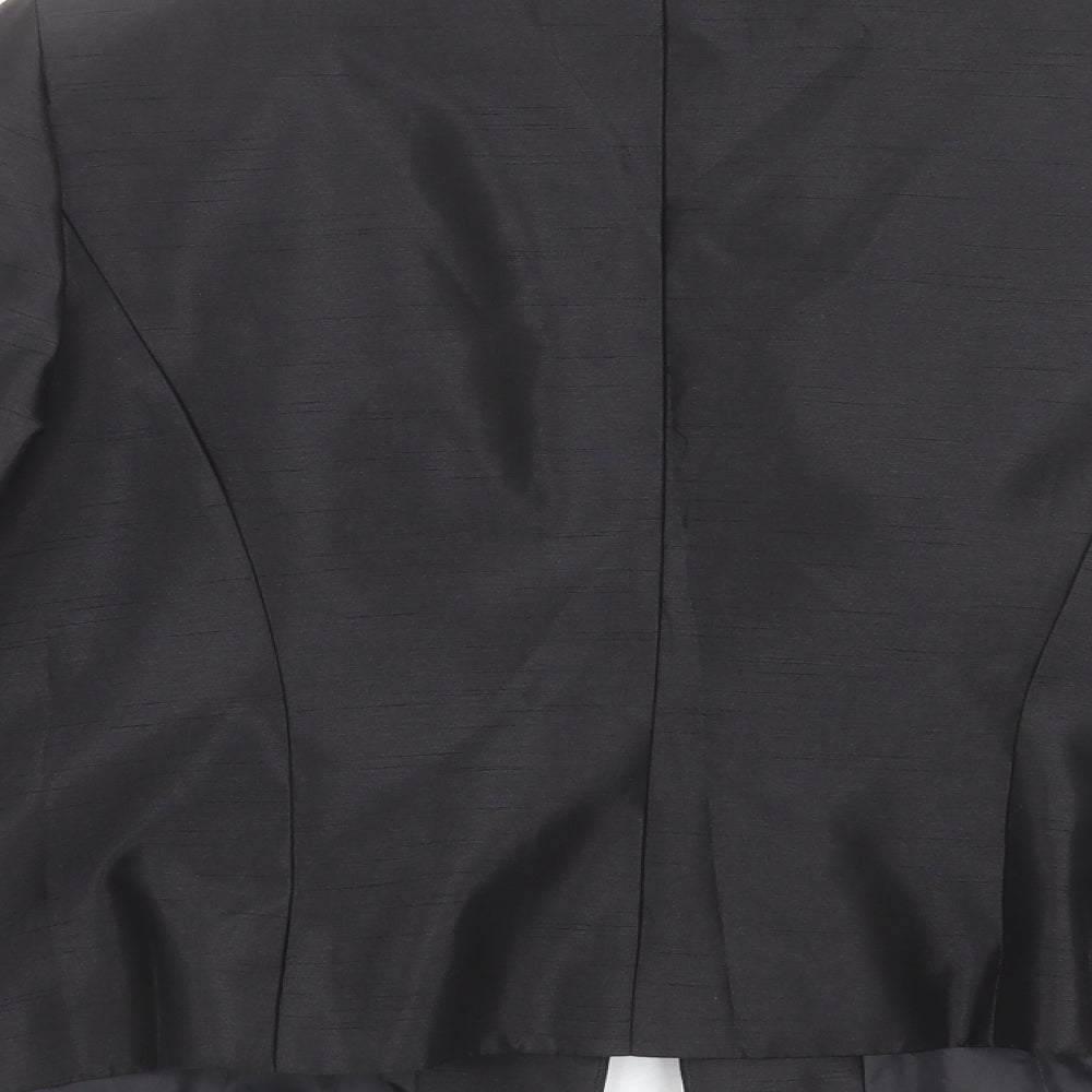 browns & co Womens Black   Jacket Suit Jacket Size 22
