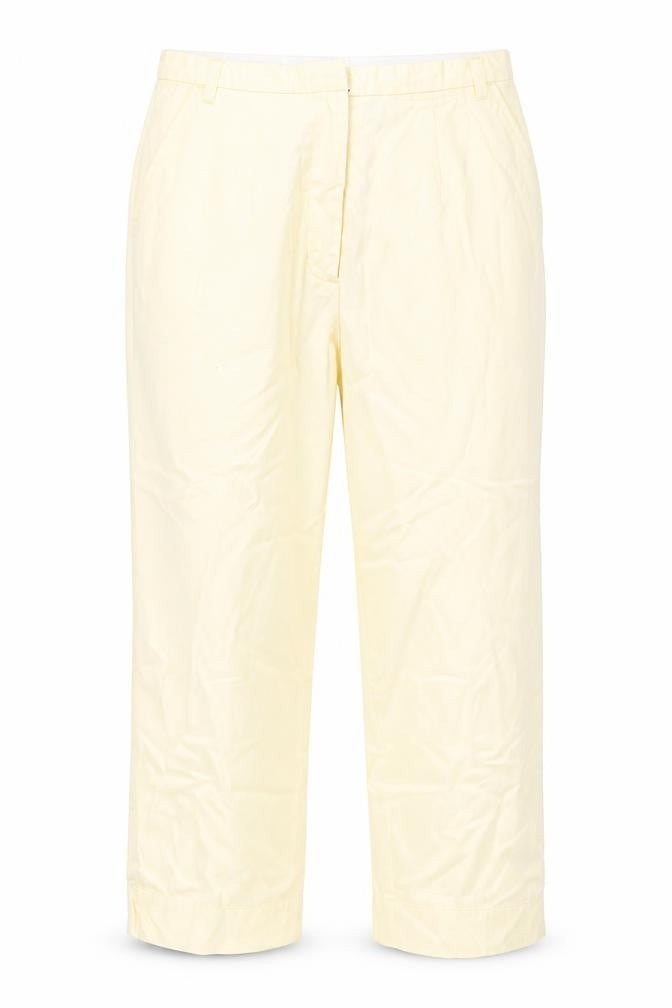 Best Basics Womens White   Trousers  Size 12 L22.5 in