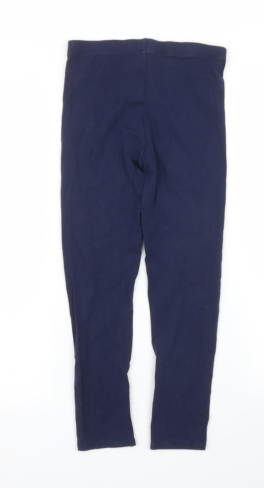 George Girls Blue   Carrot Trousers Size 9 Months