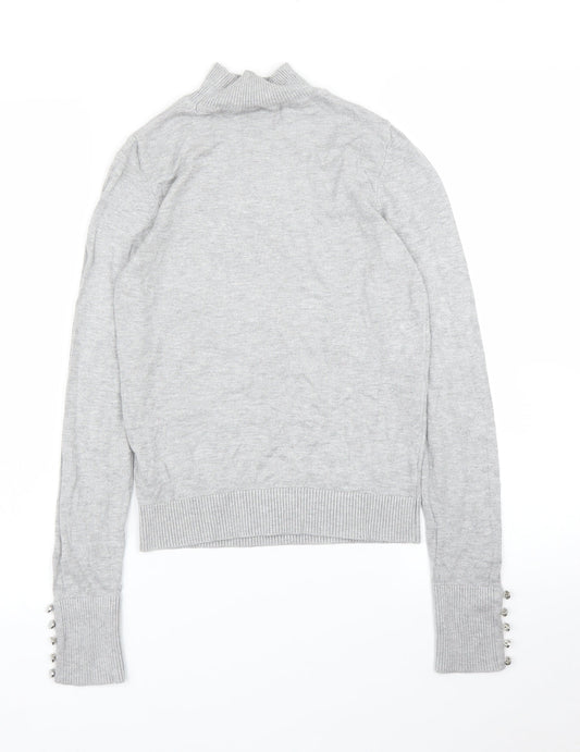 Topshop Womens Grey   Pullover Jumper Size 10