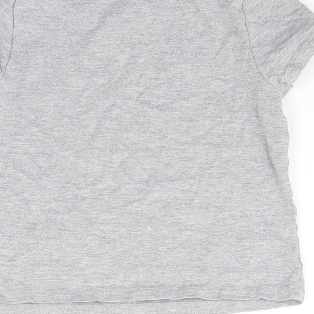 George Girls Grey   Basic T-Shirt Size 4-5 Years