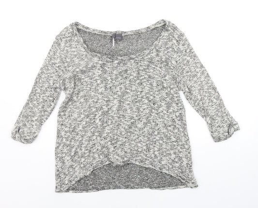 Sparkle & Fade Womens Grey   Pullover Jumper Size L