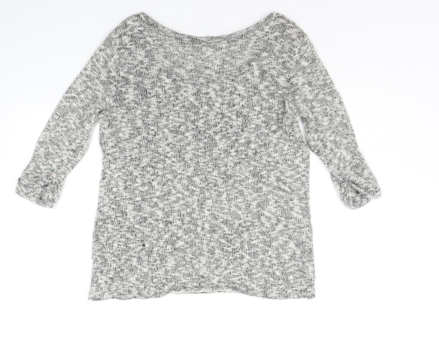 Sparkle & Fade Womens Grey   Pullover Jumper Size L