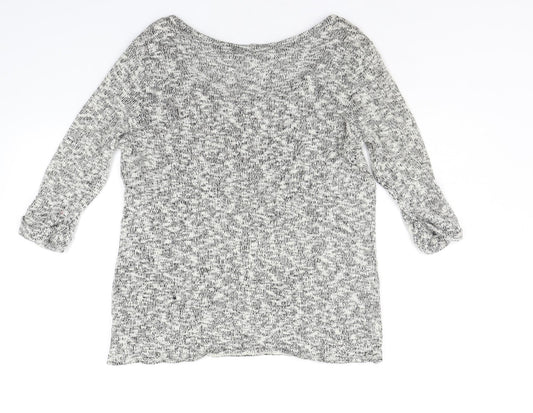 Sparkle & Fade Womens Grey   Pullover Jumper Size L