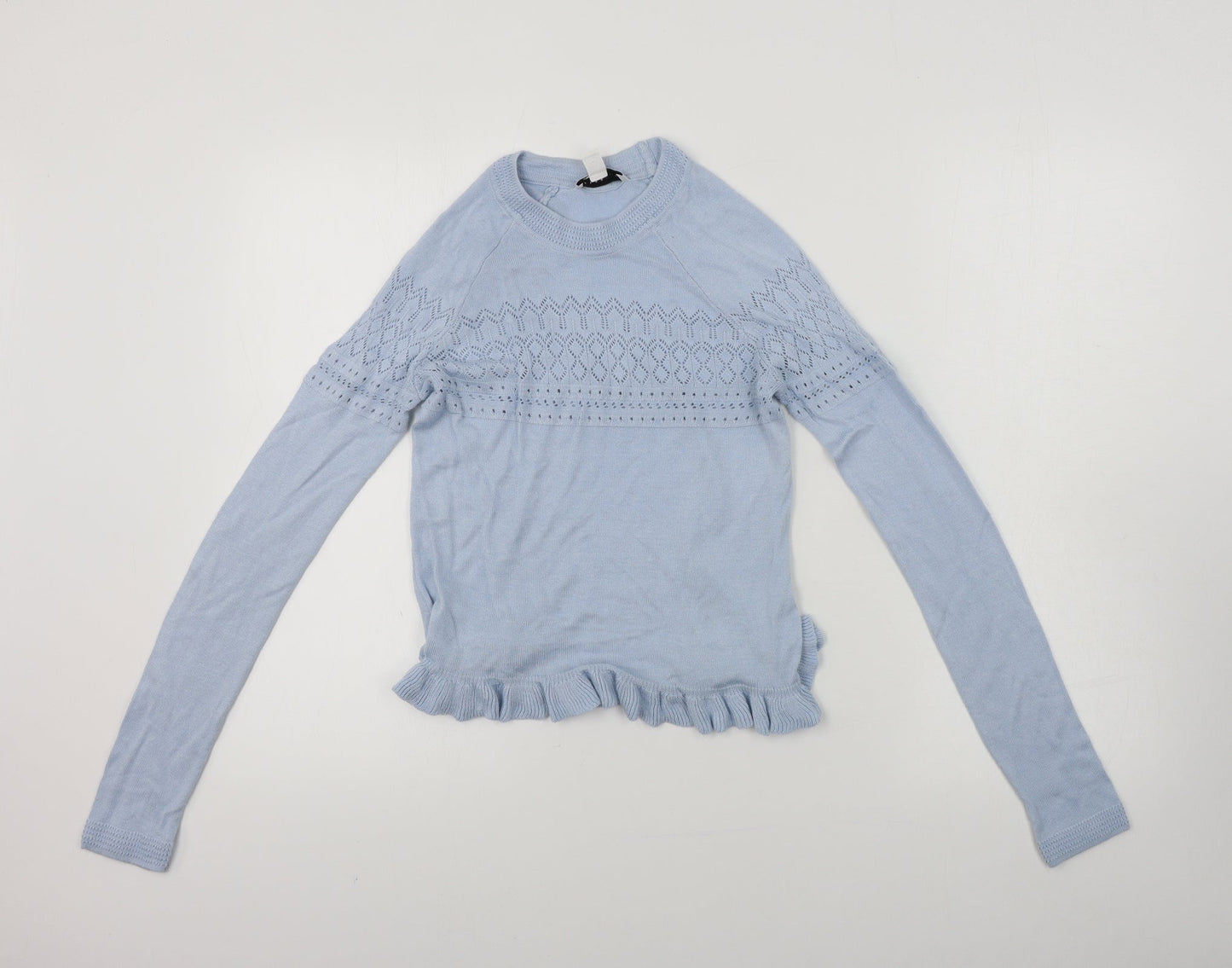 Topshop  Womens Blue   Pullover Jumper Size 8