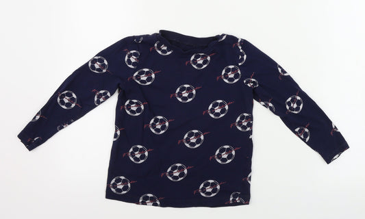 George  Boys Blue   Basic T-Shirt Size 5-6 Years