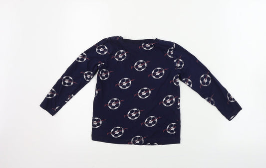 George  Boys Blue   Basic T-Shirt Size 5-6 Years