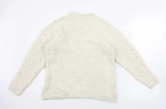 Falmer  Womens Beige   Pullover Jumper Size M