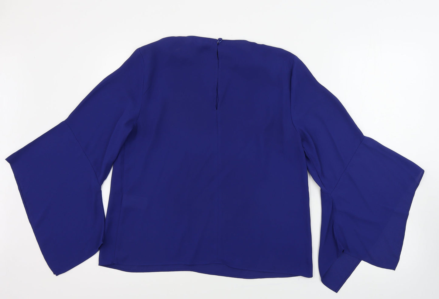 Warehouse Womens Black   Basic Button-Up Size 12