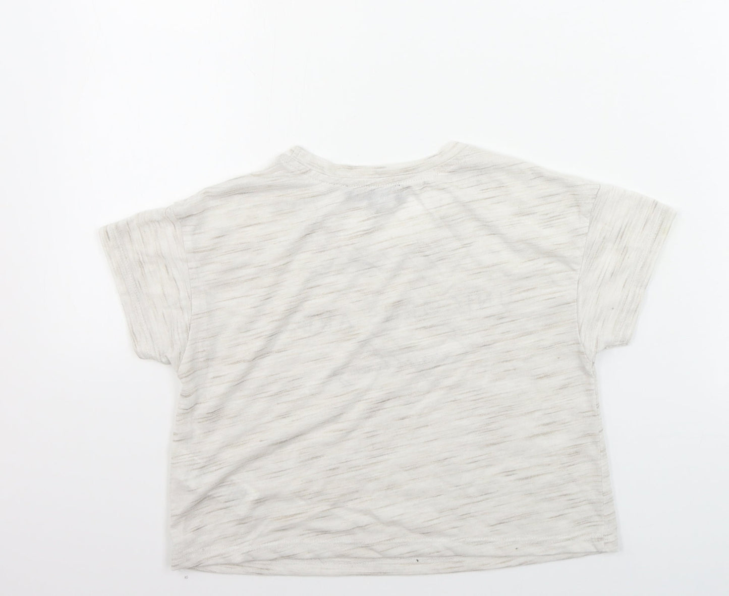 New Look  Girls Beige   Basic T-Shirt Size 9 Years
